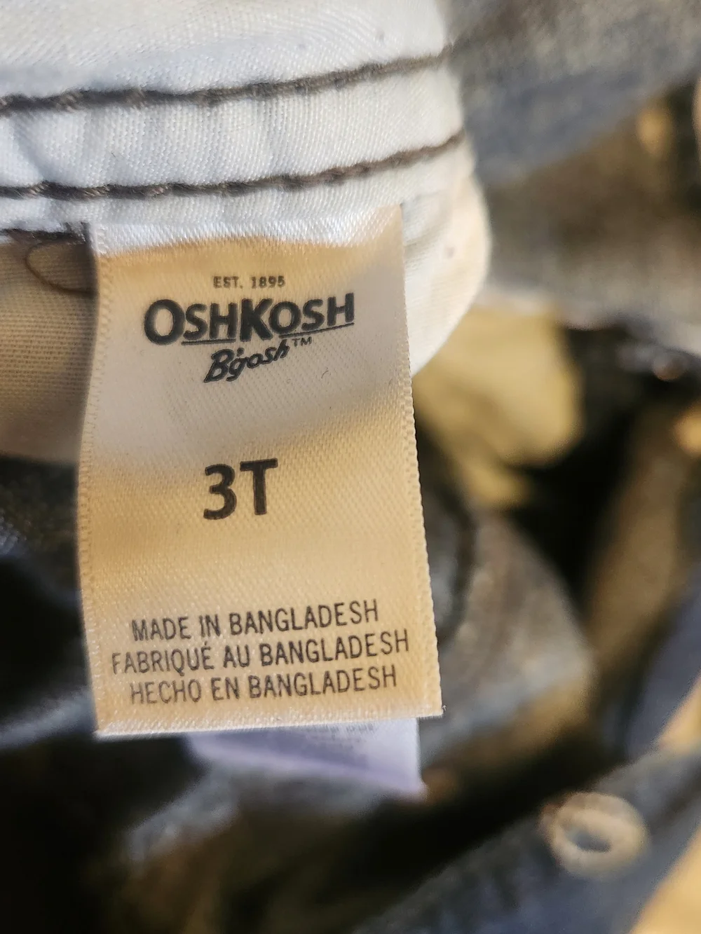 OshKosh B'Gosh Football Jean Overalls